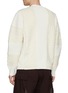 Back View - Click To Enlarge - SACAI - Front Pocket Patterned Stitch Sweater