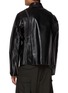 Back View - Click To Enlarge - SACAI - Double Front Zip Up Leather Jacket