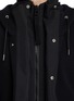  - SACAI - Layered Snap Button Zip Up Hoodie