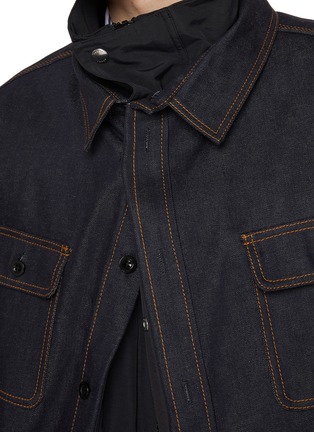  - SACAI - Layered Dark Wash Denim Jacket