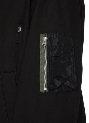  - SACAI - Snap Button Zip Up Bomber Jacket