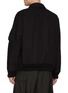 Back View - Click To Enlarge - SACAI - Snap Button Zip Up Bomber Jacket