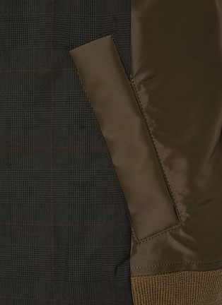  - SACAI - Underarm Insert Glen Checkered Shirt