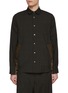 Main View - Click To Enlarge - SACAI - Underarm Insert Glen Checkered Shirt