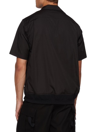 Back View - Click To Enlarge - SACAI - Underarm Insert Cotton T-Shirt