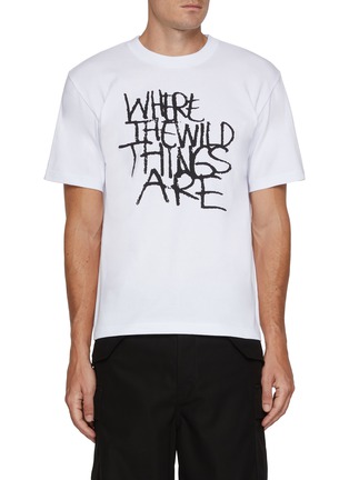 Main View - Click To Enlarge - SACAI - Where The Wild Things Are Cotton T-Shirt