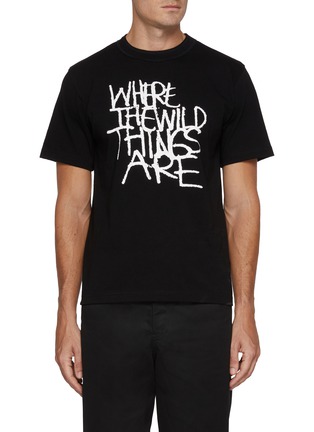 Main View - Click To Enlarge - SACAI - Where The Wild Things Are Cotton T-Shirt