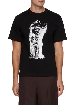 Main View - Click To Enlarge - SACAI - Where The Wild Things Are Monster Print Cotton T-Shirt