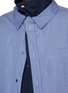  - SACAI - Layered Striped Shirt