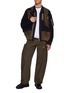 Figure View - Click To Enlarge - SACAI - Hybrid Insert Bomber Jacket