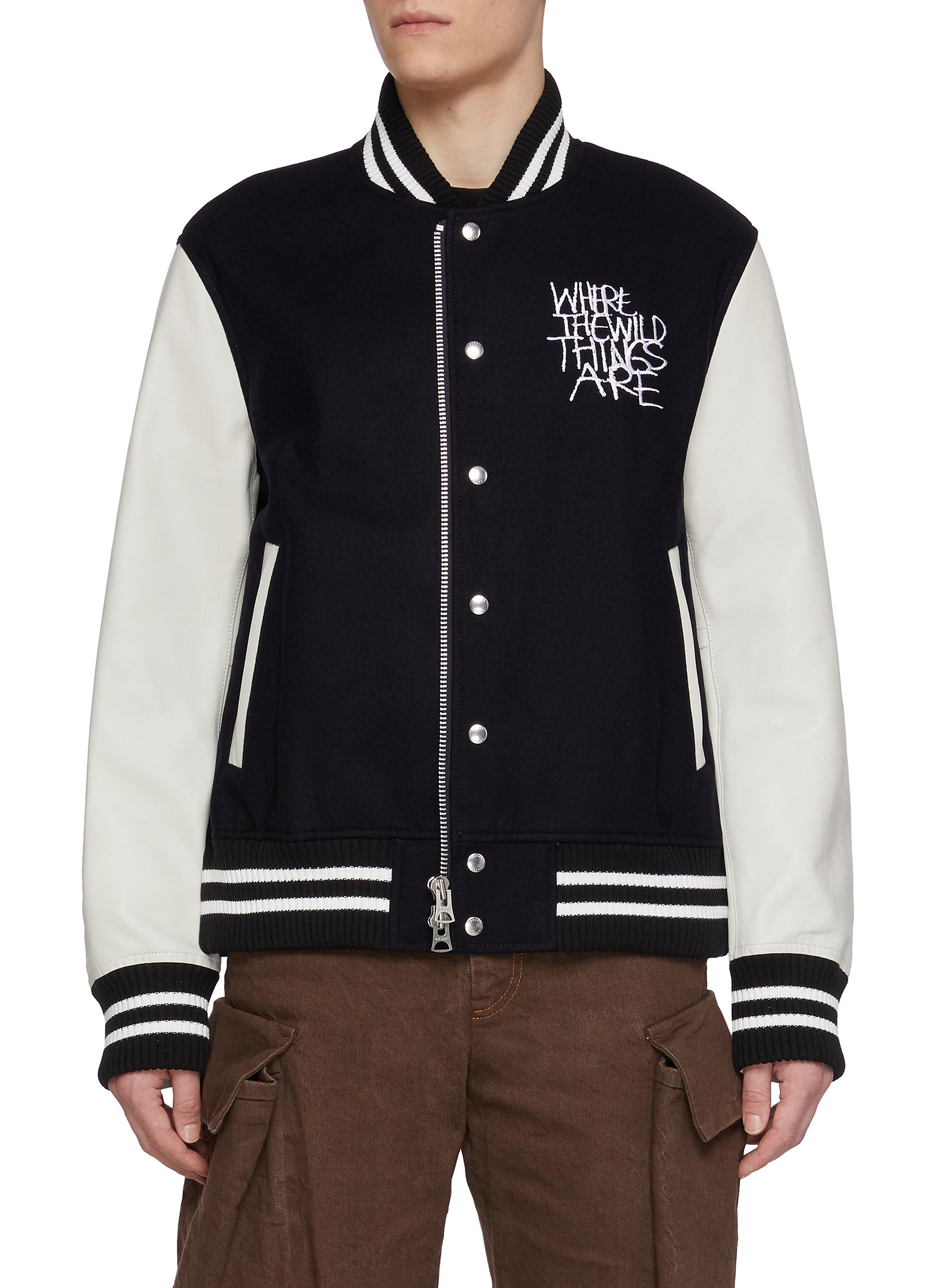 SACAI | Where The Wild Things Are Varsity Jacket | Men | Lane Crawford