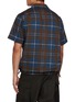 Back View - Click To Enlarge - SACAI - Elasticated Hem Plaid Shirt