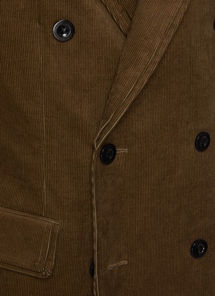 Detail View - Click To Enlarge - SACAI - Double Breasted Corduroy Blazer