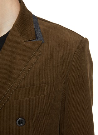 - SACAI - Double Breasted Corduroy Blazer