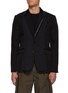 Main View - Click To Enlarge - SACAI - Contrast Lapel Single Breasted Blazer