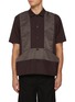Main View - Click To Enlarge - SACAI - Front Pocket Nylon Insert Shirt