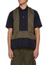 Main View - Click To Enlarge - SACAI - Front Pocket Nylon Insert Shirt
