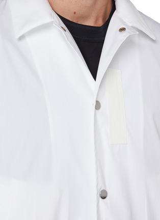  - SACAI - Sleeve Pocket Button Up Cotton Shirt Jacket