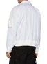 Back View - Click To Enlarge - SACAI - Sleeve Pocket Button Up Cotton Shirt Jacket