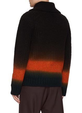 Back View - Click To Enlarge - SACAI - Gradient Dyed Wool Cardigan