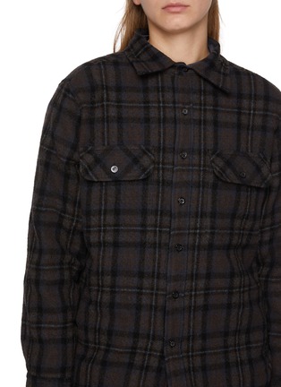  - MAISON MARGIELA - Reversible Quilted Chequered Wool Shirt Jacket