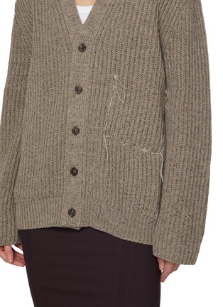  - MAISON MARGIELA - Chunky Ribbed Knit Cardigan