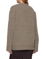 MAISON MARGIELA | Chunky Ribbed Knit Cardigan | Women | Lane Crawford