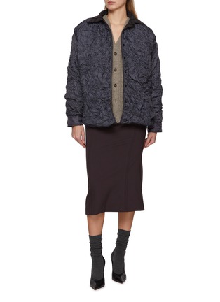 Figure View - Click To Enlarge - MAISON MARGIELA - Chunky Ribbed Knit Cardigan
