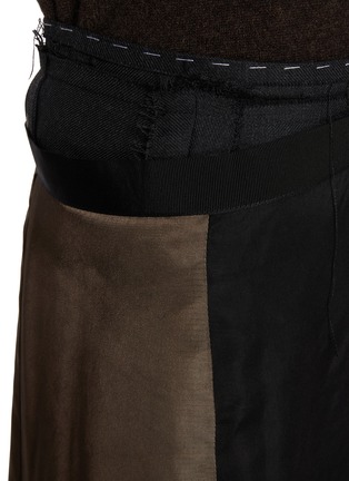  - MAISON MARGIELA - Asymmetrical Bicolour Midi Skirt