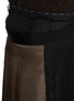 - MAISON MARGIELA - Asymmetrical Bicolour Midi Skirt