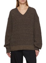 MAISON MARGIELA | Chunky Ribbed Knit Sweater | Women | Lane Crawford