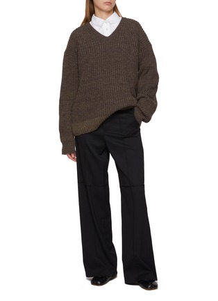 Figure View - Click To Enlarge - MAISON MARGIELA - Chunky Ribbed Knit Sweater