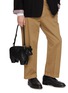 Figure View - Click To Enlarge - THOM BROWNE - Bear Baguette Pebble Grain Leather  Bag