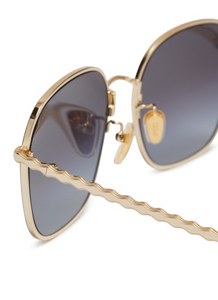 Detail View - Click To Enlarge - CHLOÉ - Metal Square Sunglasses