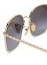 Detail View - Click To Enlarge - CHLOÉ - Metal Square Sunglasses