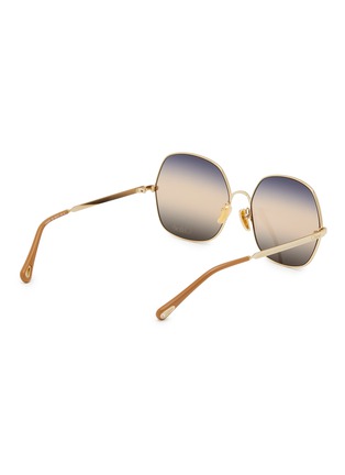 Figure View - Click To Enlarge - CHLOÉ - Aly Metal Square Sunglasses