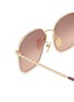 Detail View - Click To Enlarge - CHLOÉ - Metal Square Sunglasses