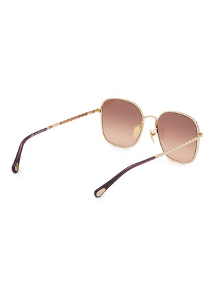 Figure View - Click To Enlarge - CHLOÉ - Metal Square Sunglasses
