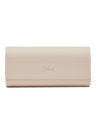 Detail View - Click To Enlarge - CHLOÉ - Aly Metal Acetate Square Sunglasses