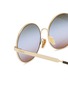 Detail View - Click To Enlarge - CHLOÉ - Metal Round Sunglasses
