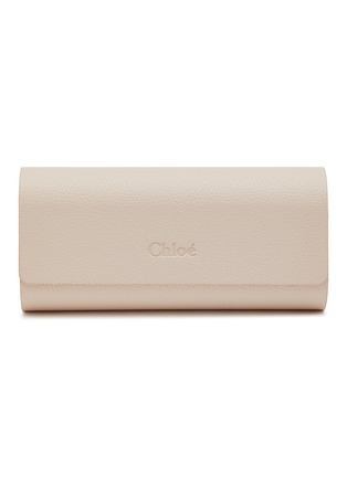 Detail View - Click To Enlarge - CHLOÉ - Aly Metal Acetate Square Sunglasses