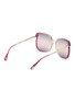 Figure View - Click To Enlarge - CHLOÉ - Aly Metal Acetate Square Sunglasses