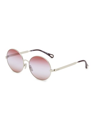 Main View - Click To Enlarge - CHLOÉ - Metal Round Sunglasses