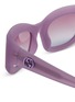 Detail View - Click To Enlarge - GUCCI - Acetate Cat Eye Sunglasses