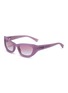 Main View - Click To Enlarge - GUCCI - Acetate Cat Eye Sunglasses
