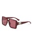 Main View - Click To Enlarge - GUCCI - Acetate Square Sunglasses