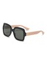 Main View - Click To Enlarge - GUCCI - Acetate Square Sunglasses
