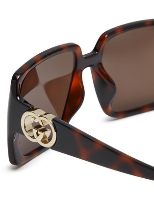 Detail View - Click To Enlarge - GUCCI - Acetate Square sunglasses