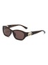 Main View - Click To Enlarge - GUCCI - Acetate Rectangular Sunglasses