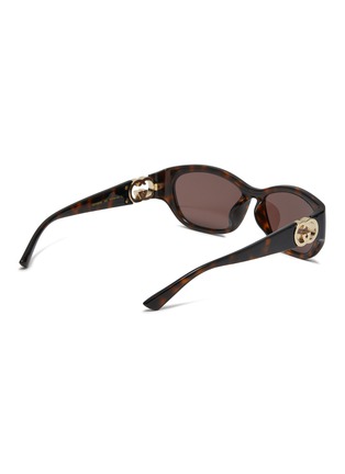Figure View - Click To Enlarge - GUCCI - Acetate Rectangular Sunglasses